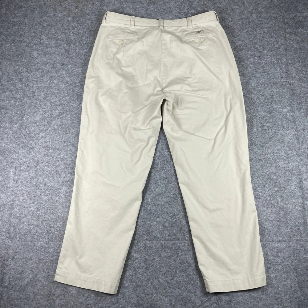 Polo Ralph Lauren Chino Pants Mens 40x32 (Fits 38x31) Tan Philip Classic Twill